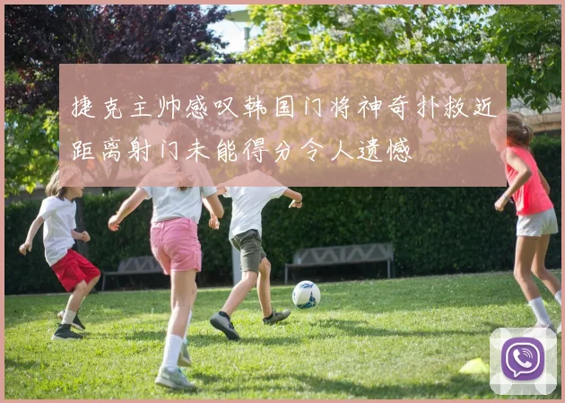捷克主帅感叹韩国门将神奇扑救近距离射门未能得分令人遗憾